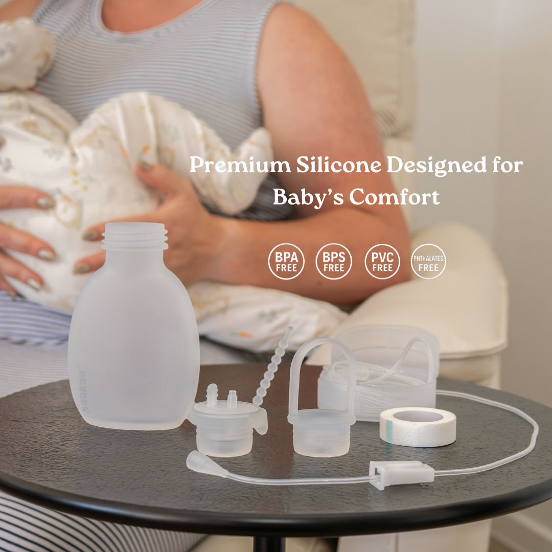 Haakaa Supplemental Feeding Tube & Pouch Set