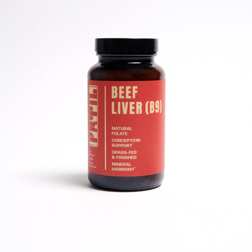 Frtil Beef Liver with B9 — grass-fed, grass-finished New Zealand beef liver with organic lemon peel for folate content