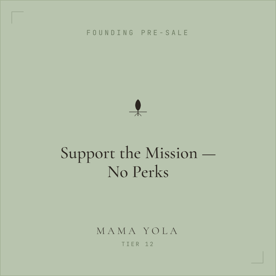Support the Mission — No Perks