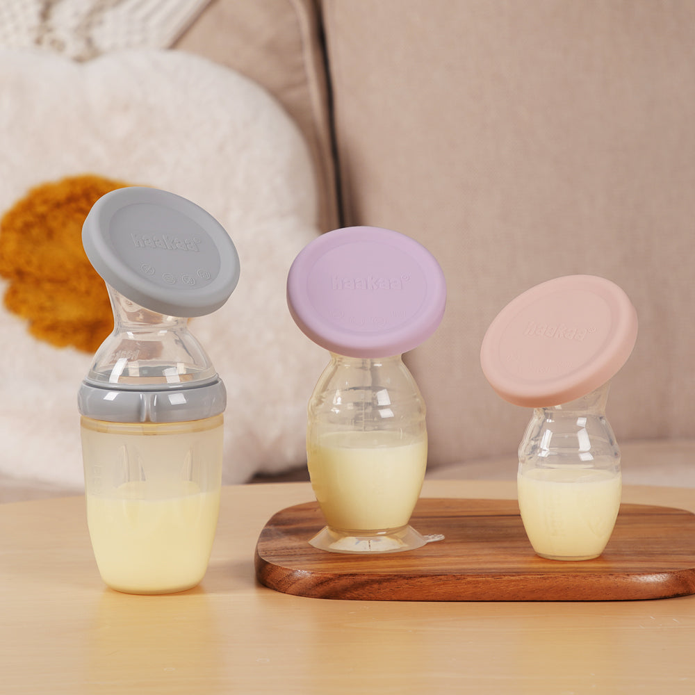 Haakaa Silicone Breast Pump Lid — Blush