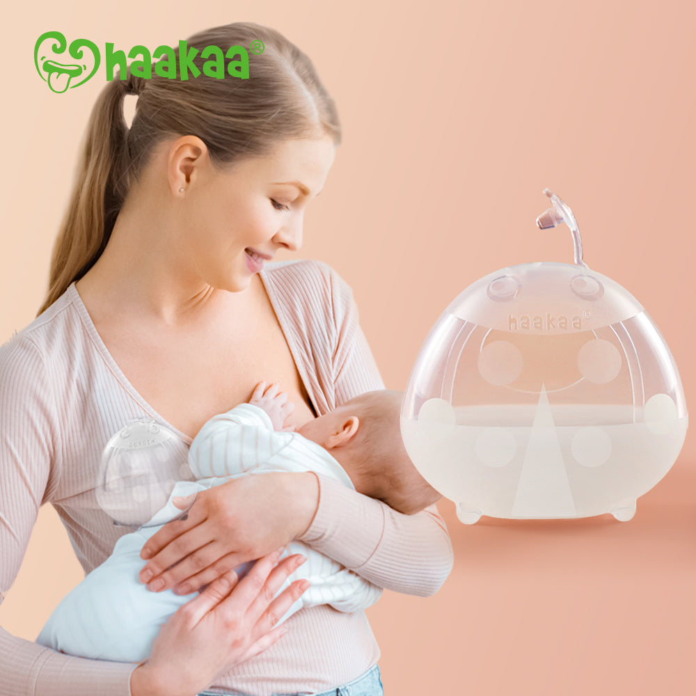 Haakaa Ladybug Silicone Milk Collector, 2.5 oz