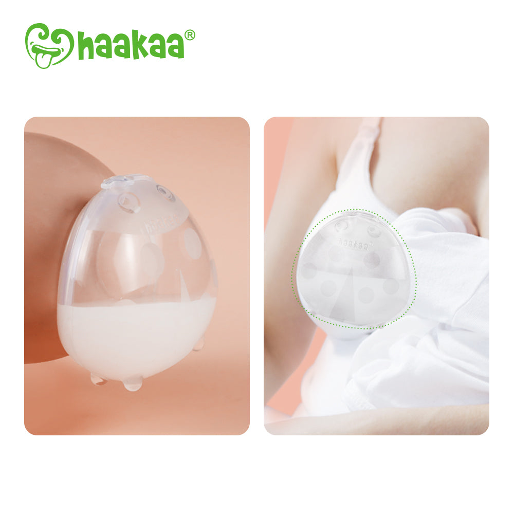 Haakaa Ladybug Silicone Milk Collector, 2.5 oz
